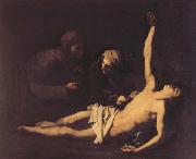 Jusepe de Ribera St.Sebastian.St.Irene,and St.Lucila France oil painting artist